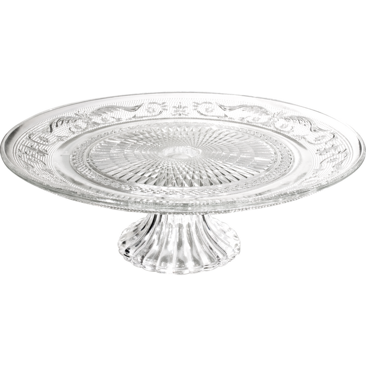 GUSTO CASA - Alzata in vetro trasparente - h8 cm diametro 20 cm