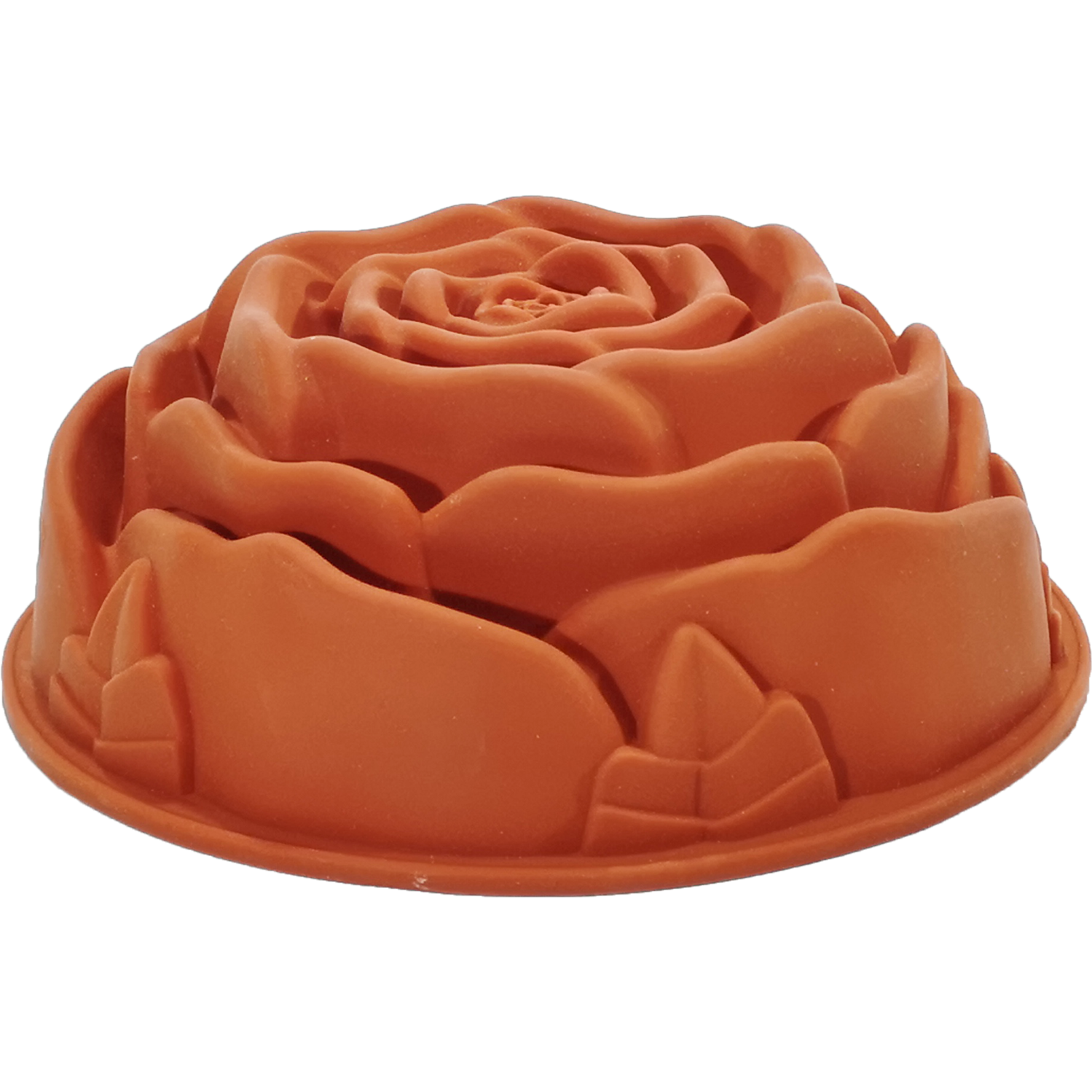 GUSTO CASA - Stampo in Silicone per Dolci Forma Rosa Linea Cake Design diametro 23 cm
