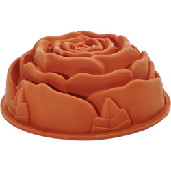 GUSTO CASA - Stampo per dolci in silicone a forma di Rosa - diametro 23cm