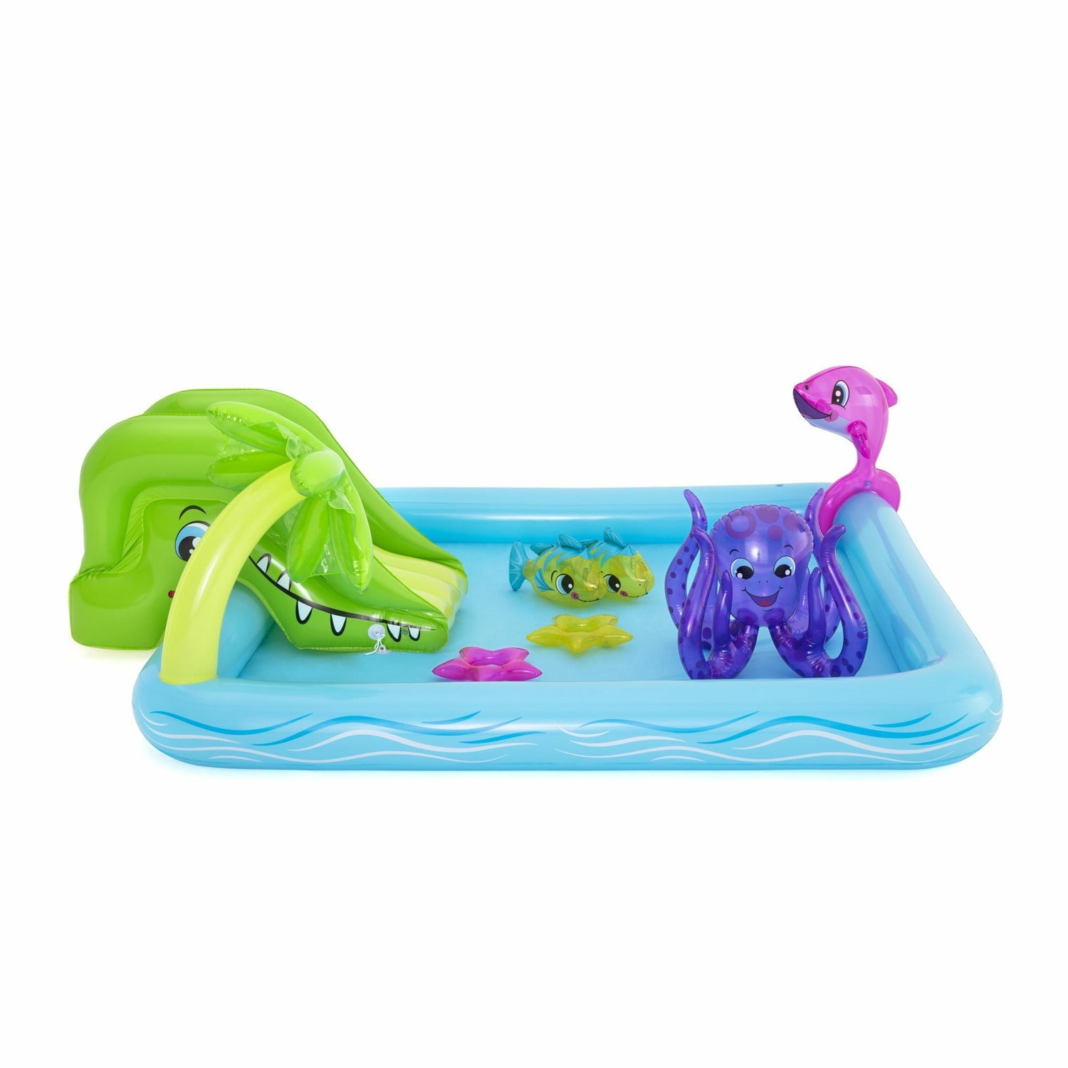 BESTWAY - Piscina parco giochi Fantastic Acquarium 239x206cm