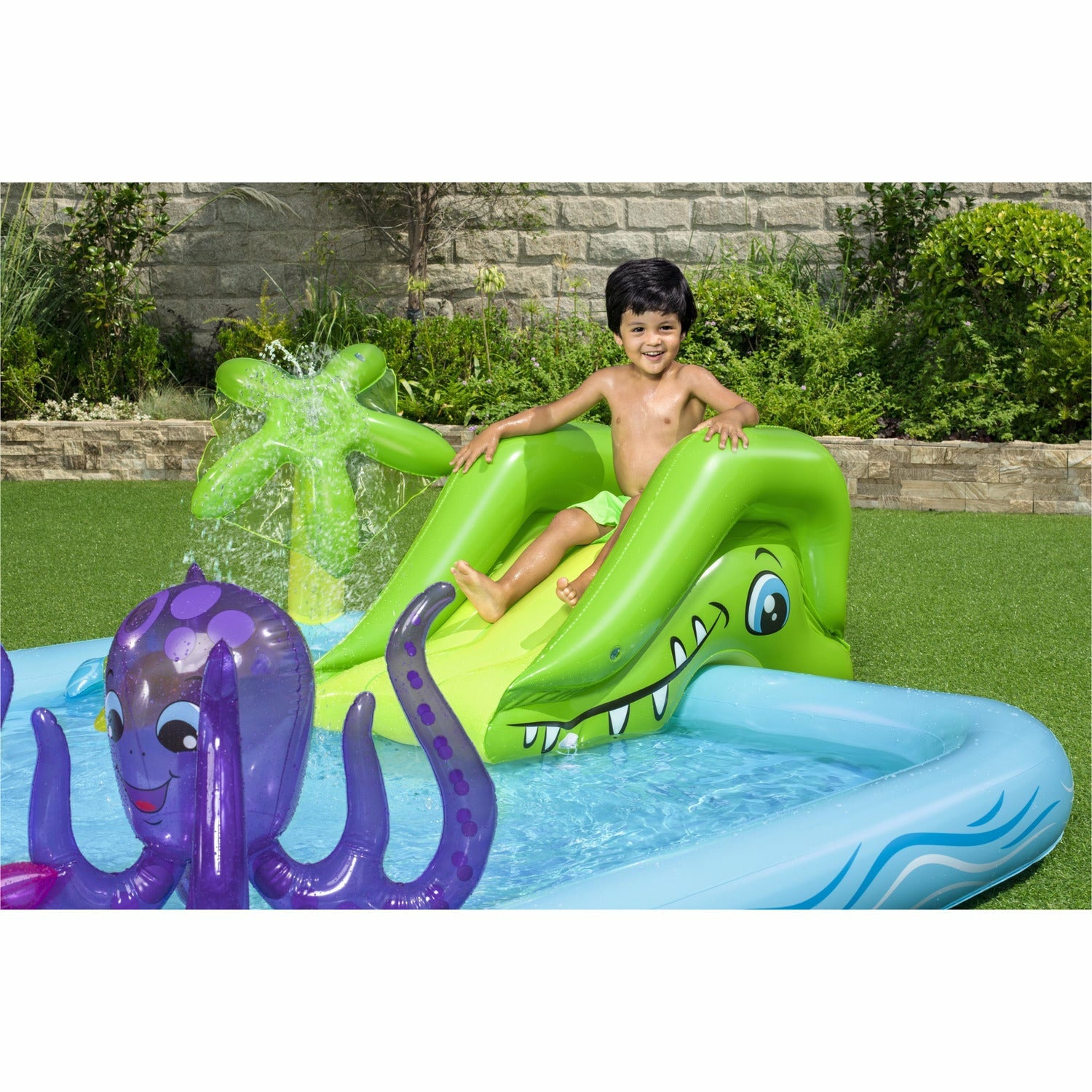 BESTWAY - Piscina parco giochi Fantastic Acquarium 239x206cm