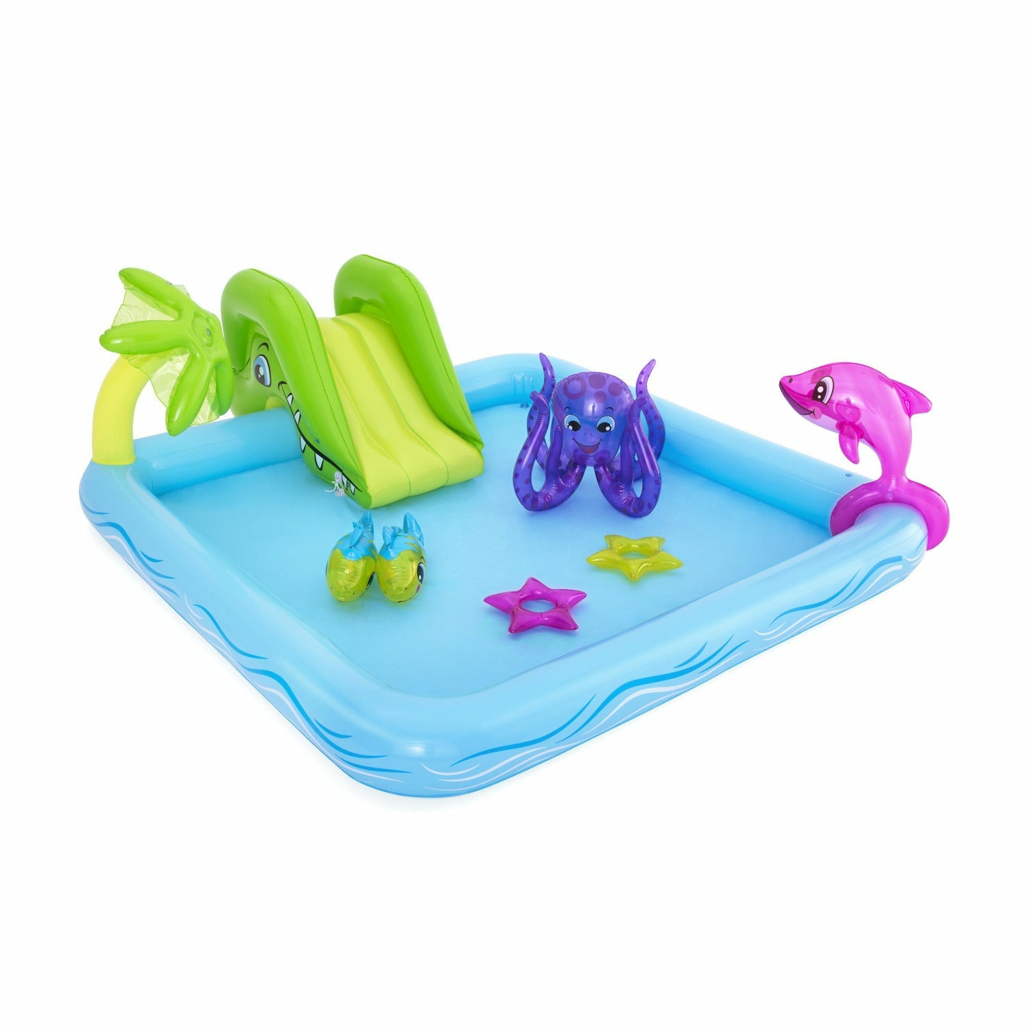 BESTWAY - Piscina parco giochi Fantastic Acquarium 239x206cm