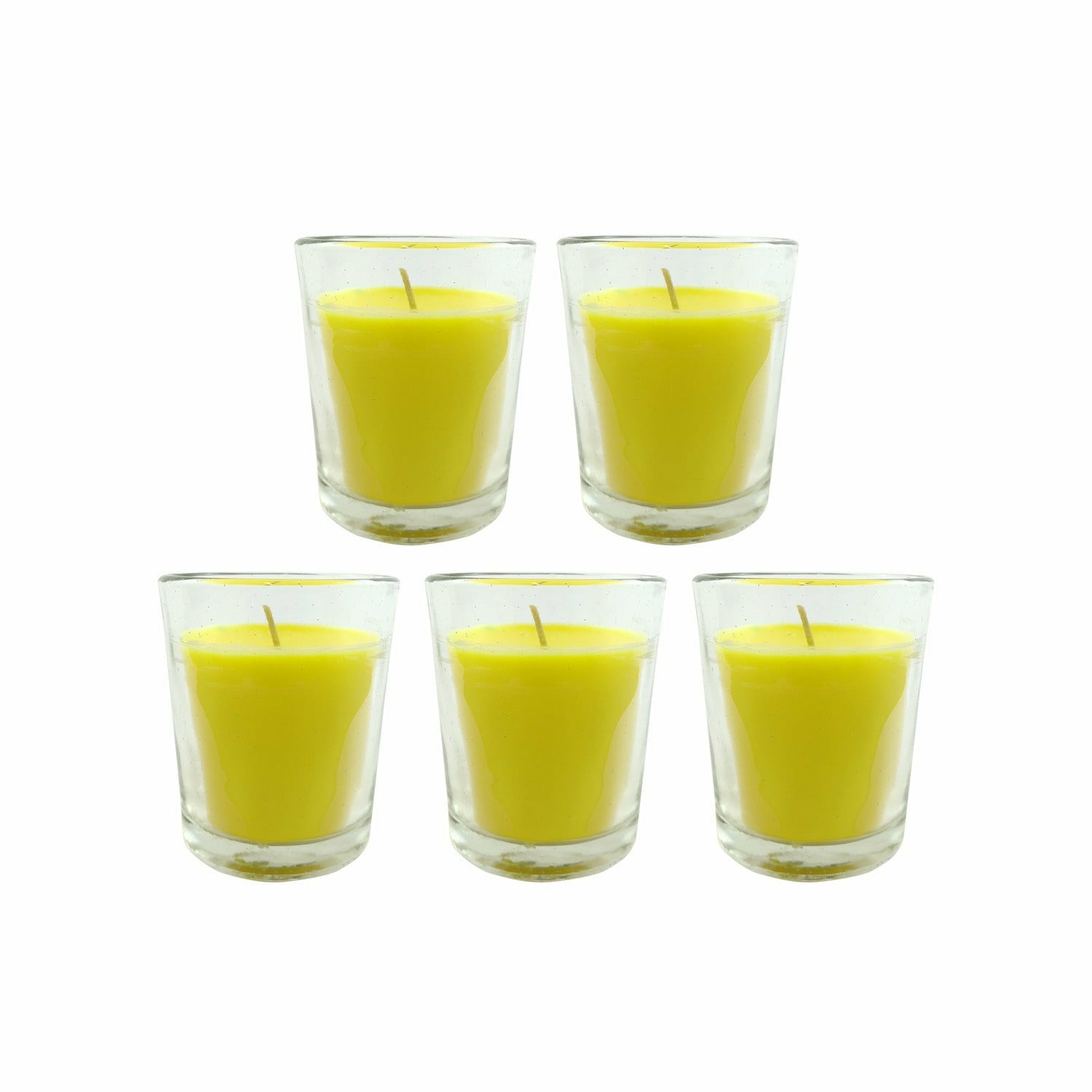 CITRONÈ - Candela al profumo di citronella - set 5 pezzi