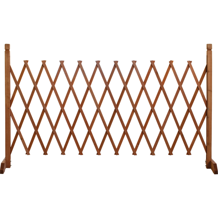 VESTIAMO CASA GIARDINO - Staccionata Estensibile in legno da 90 a 150 cm