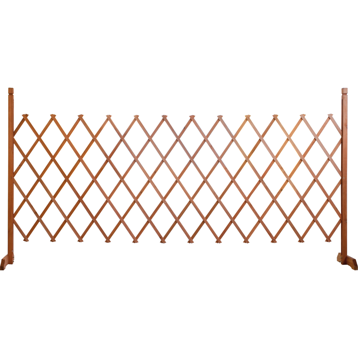 VESTIAMO CASA GIARDINO - Staccionata Estensibile in legno da 120 a 200 cm