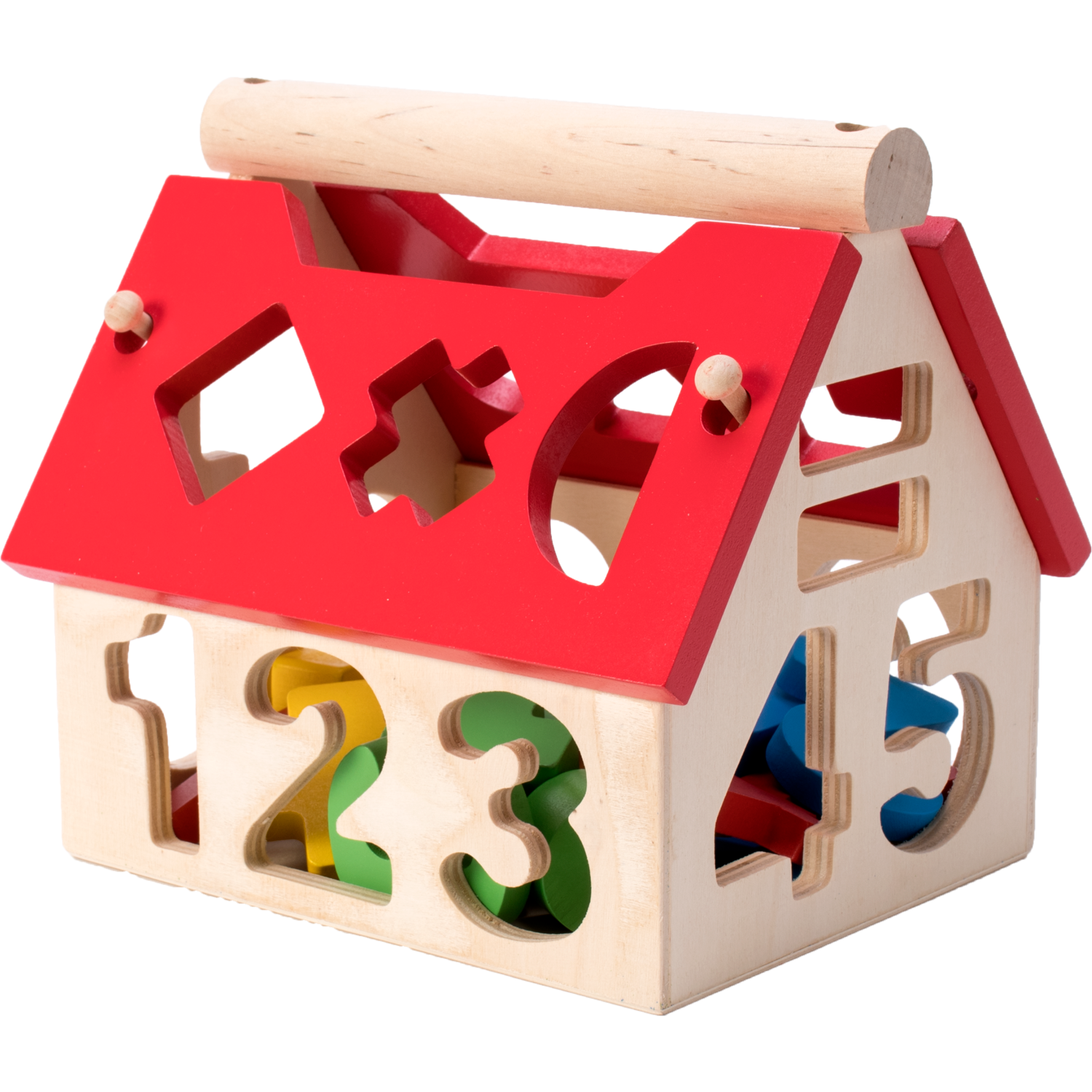 TU GIOCHI - Cassetta Didattica di legno 22 pezzi