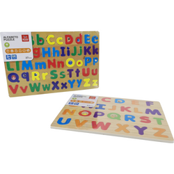 TU GIOCHI - Alfabeto puzzle di legno - 38x28 cm