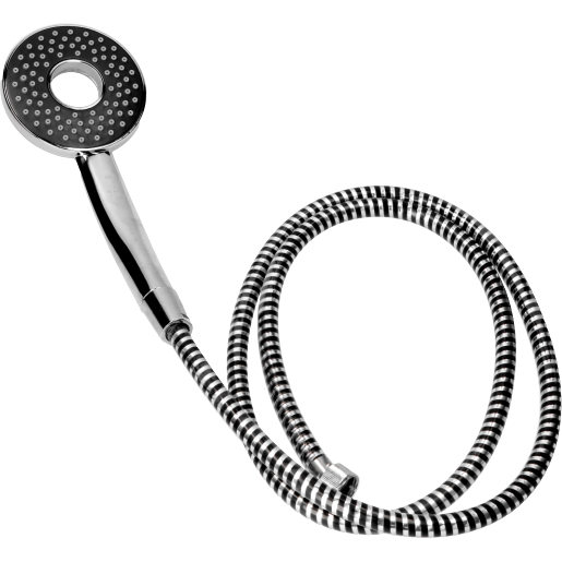 VESTIAMO CASA - Set Doccia Brevia con flessibile 1,5 m e doccetta diametro 10 cm