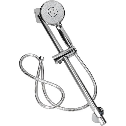 VESTIAMO CASA - Set Doccia con Saliscendi Marion – 5 Getti, con Doccetta e Flessibile da 1,5 m