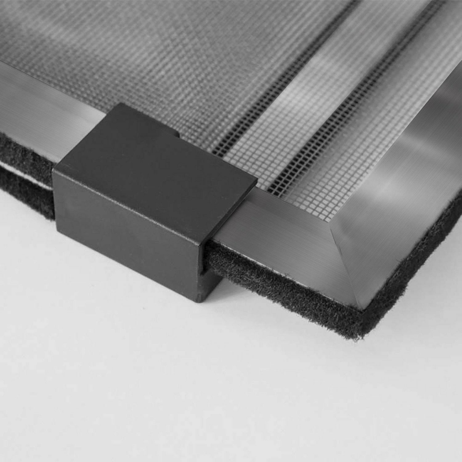 VESTIAMO CASA GIARDINO - Zanzariera Estensibile Grigia - h70 cm estensibile da 100 a 190 cm