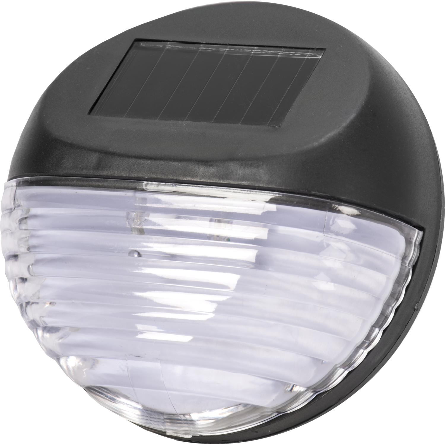 DICTROLUX - Lampada solare da muro 2 Led - altezza 4,5 cm diametro 11 cm
