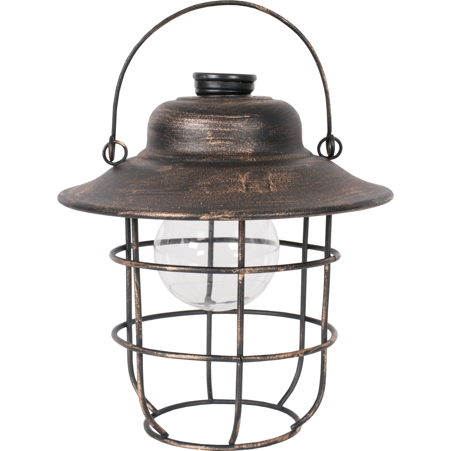 DICTROLUX - Lanterna solare Led bronzo - h17cm