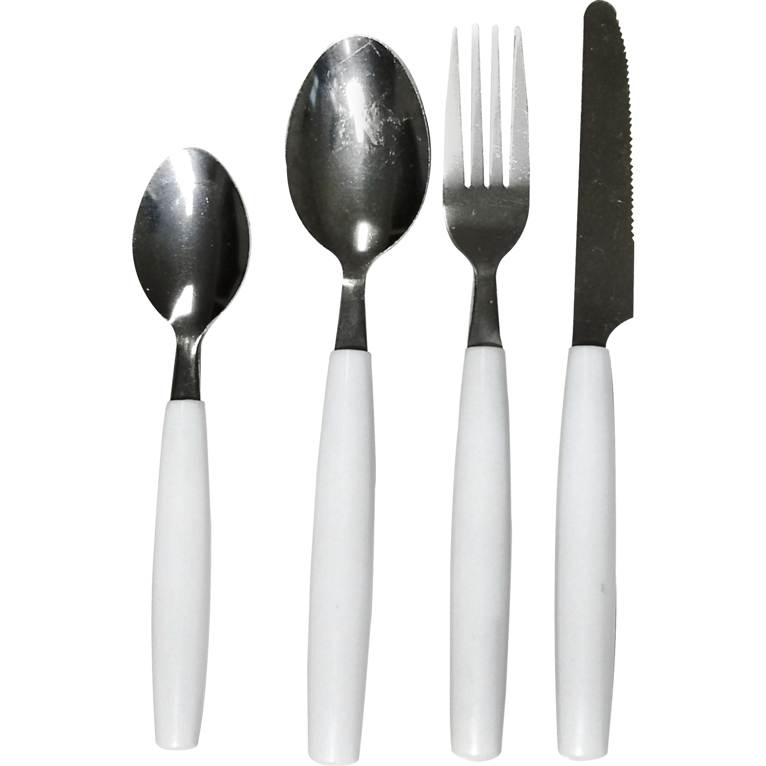 GUSTO CASA - Servizio posate in acciaio inox 24 pezzi Avril Bianco