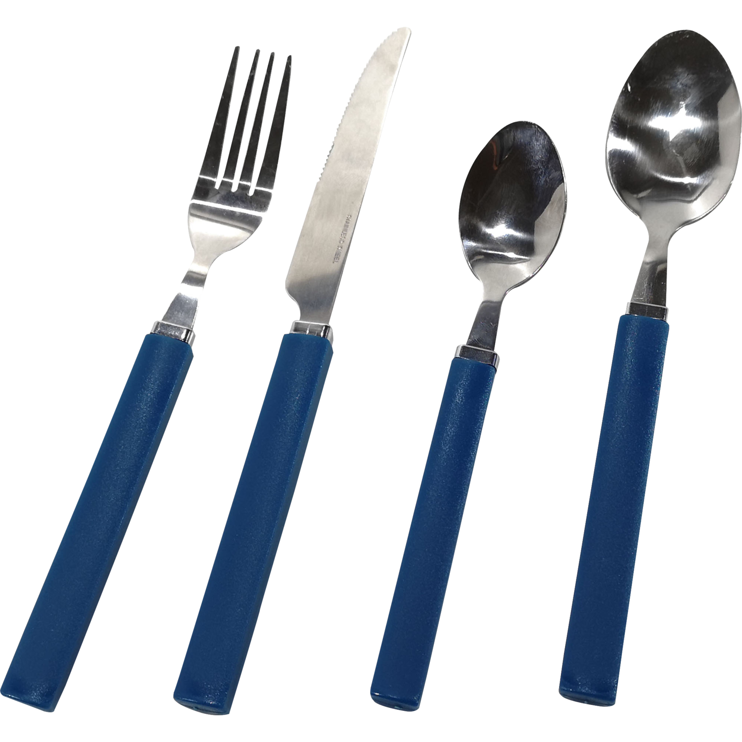 GUSTO CASA - Servizio posate in acciaio inox 24 pezzi Jolie Blu Petrolio