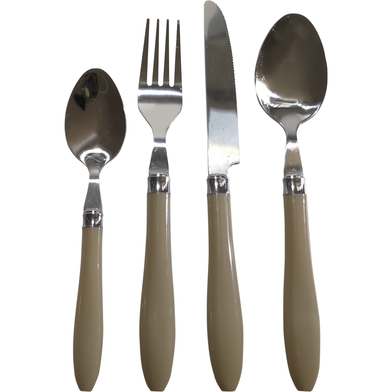GUSTO CASA - Servizio posate in acciaio inox 24 pezzi Kharisma Tortora