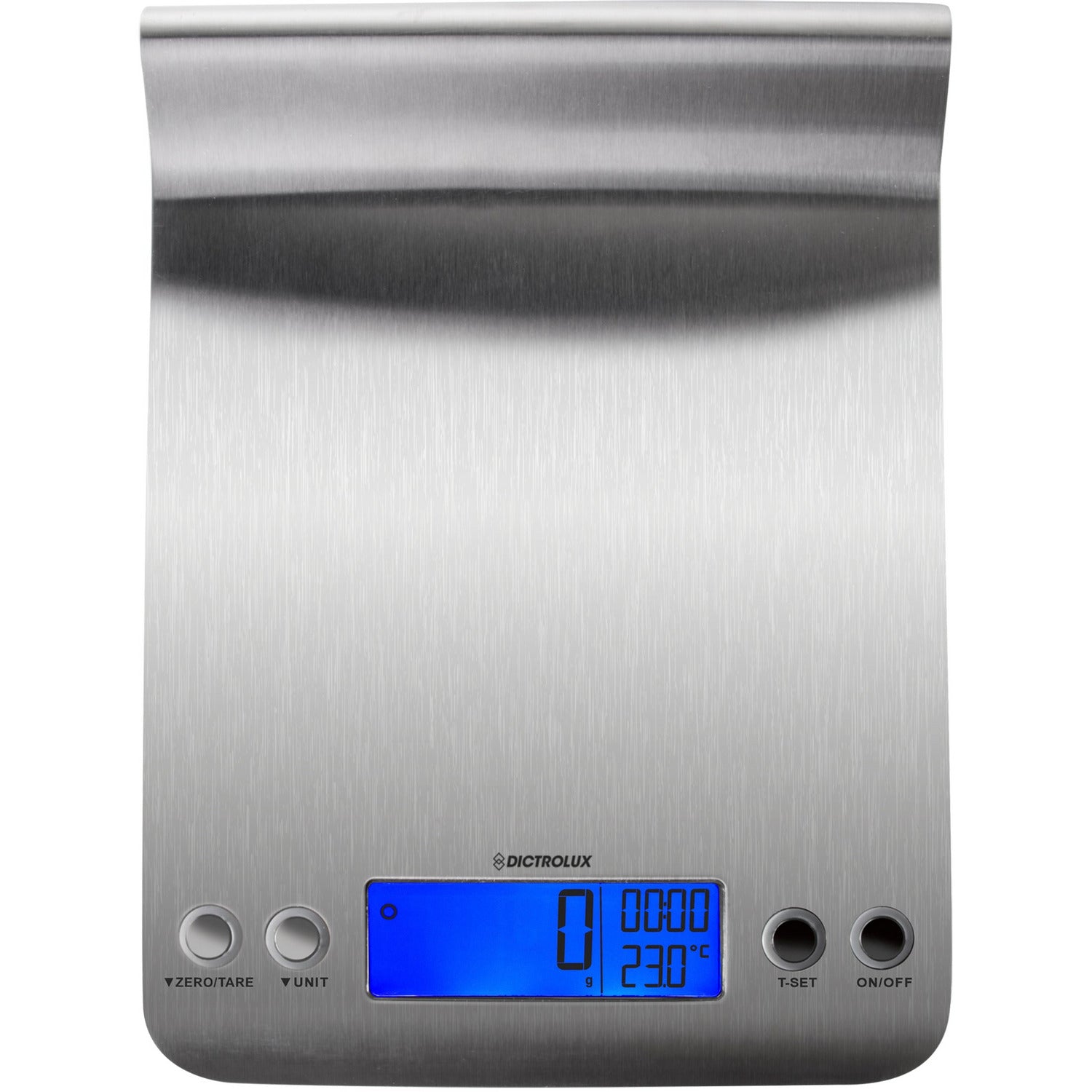 DICTROLUX - Bilancia digitale Cucina Salvaspazio Acciaio inox 5kg