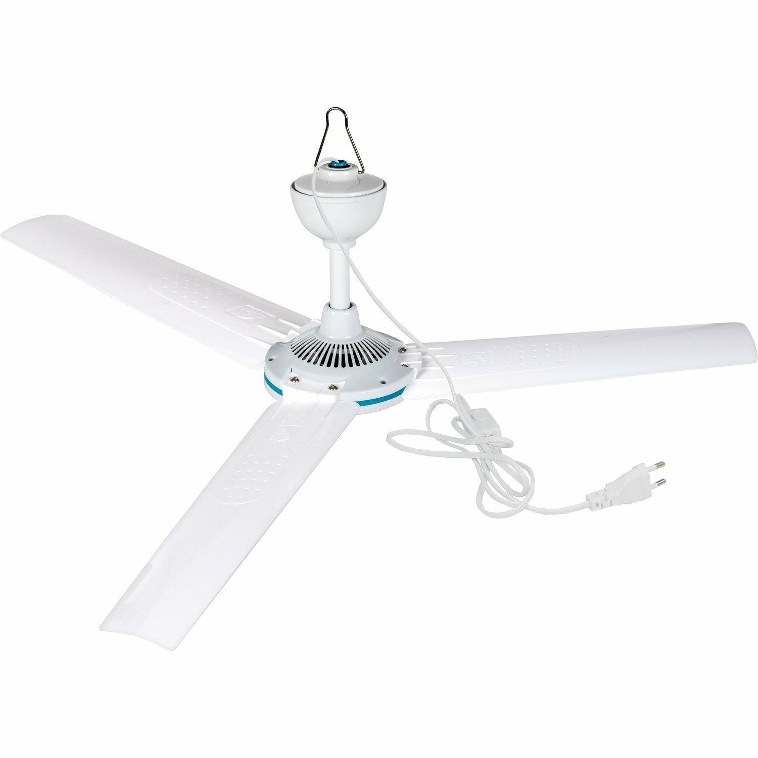 Ventilatore Solare Da Soffitto Con Luce 10W – Portatile Con Telecomando, 10h Di Autonomia E Pannello Da 4,5m Per Campeggio