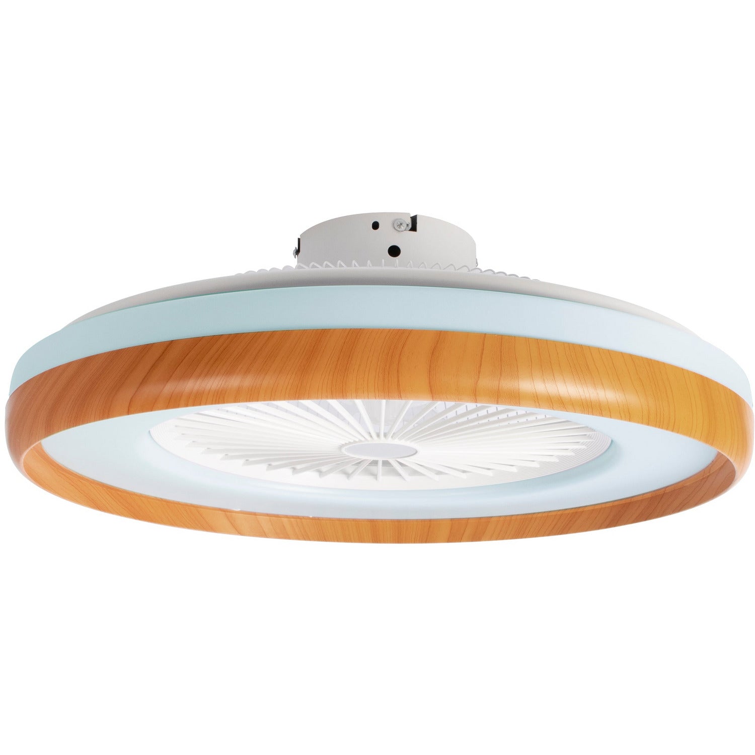 DICTROLUX - Ventilatore da soffitto con plafoniera integrata BlowsAir Led