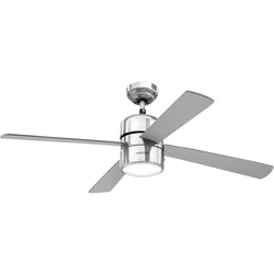DICTROLUX - Ventilatore da soffitto Reversibile con plafoniera integrata Direction 4 70 Watt