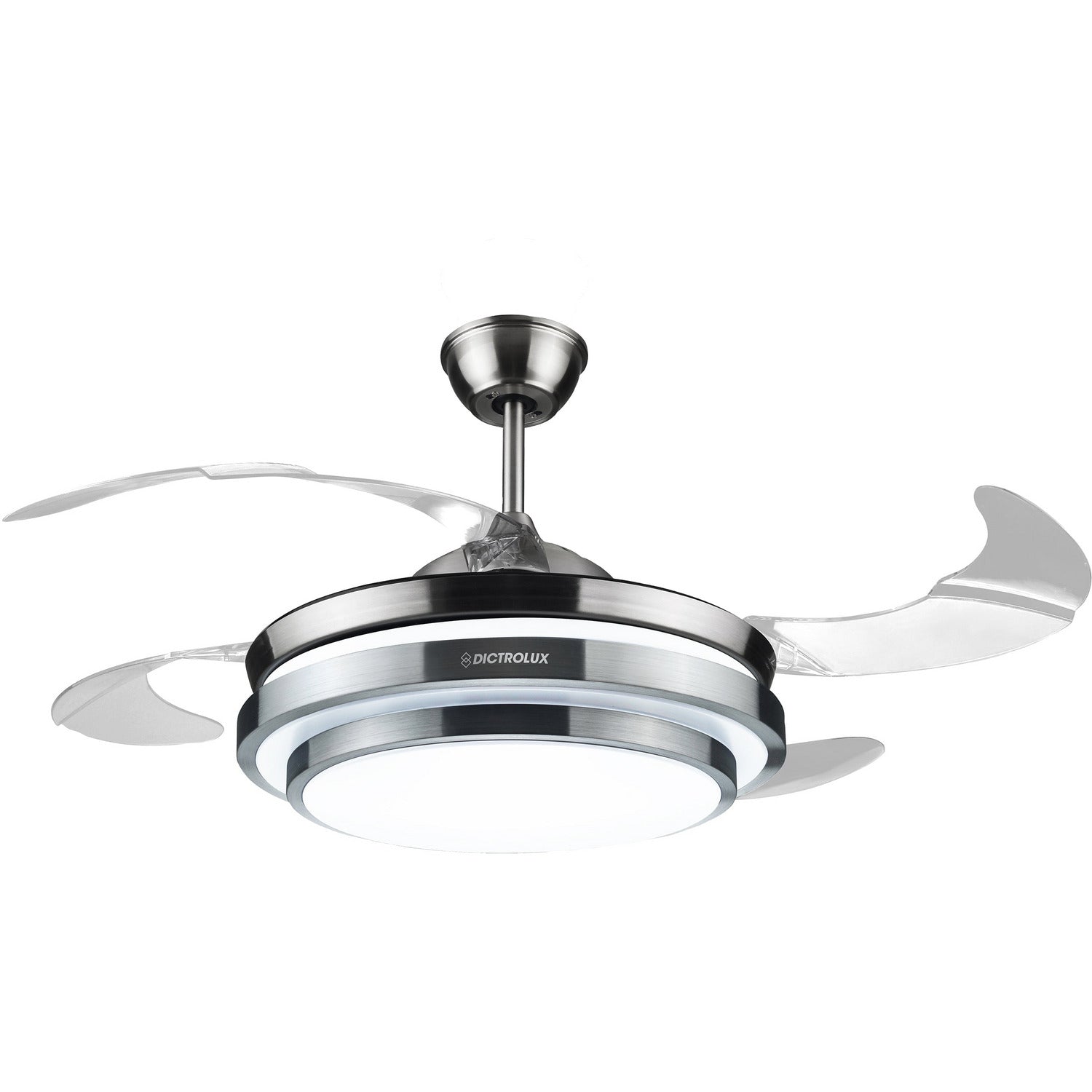 DICTROLUX - Ventilatore da soffitto con lampada FreshGale LED 70 Watt