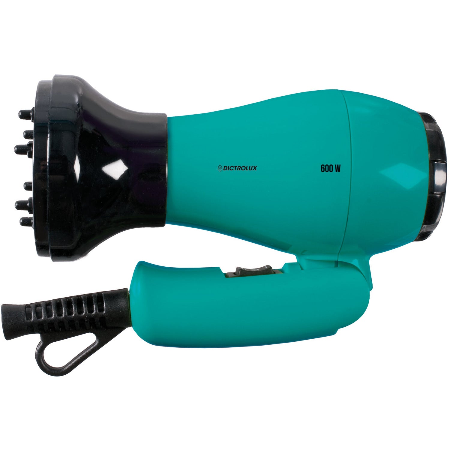 DICTROLUX - Asciugacapelli da viaggio pieghevole 600 Watt
