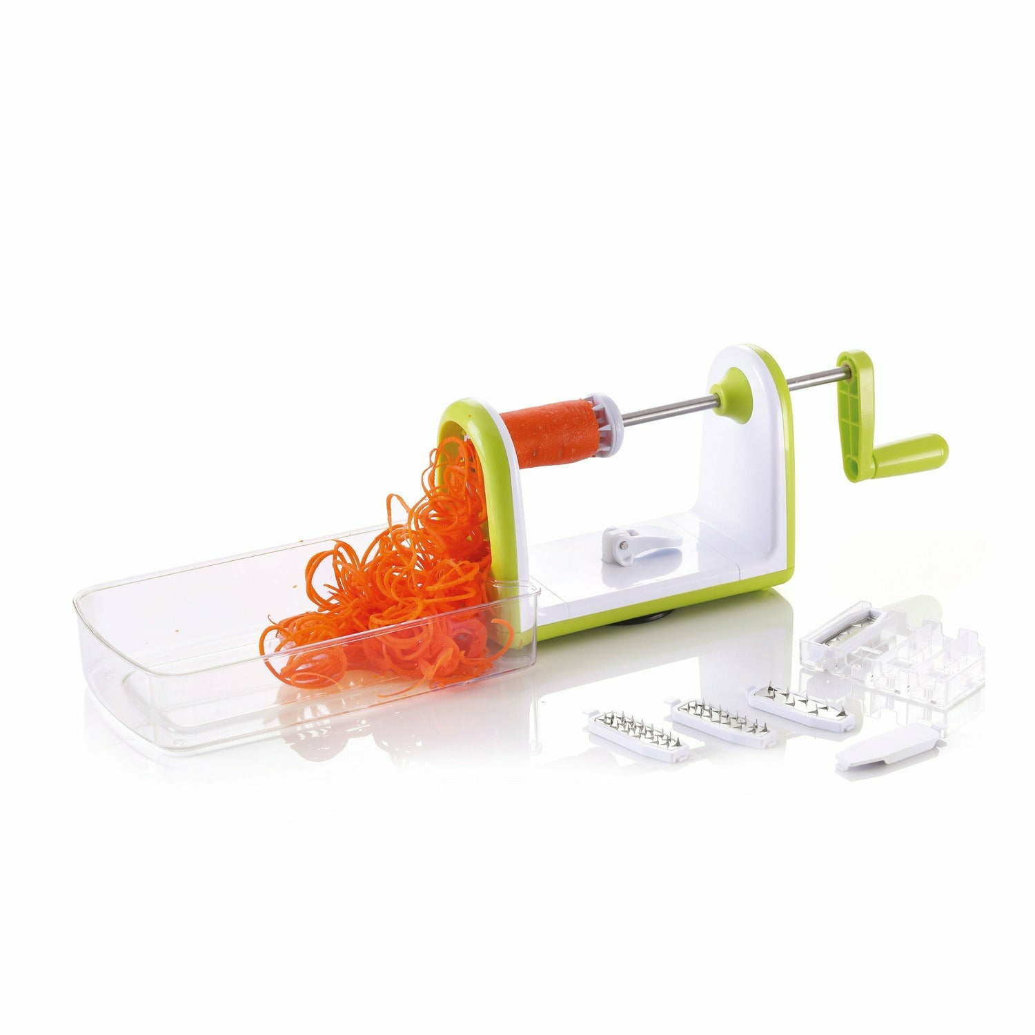 GUSTO CASA - Affetta verdure 5 in 1 con contenitore