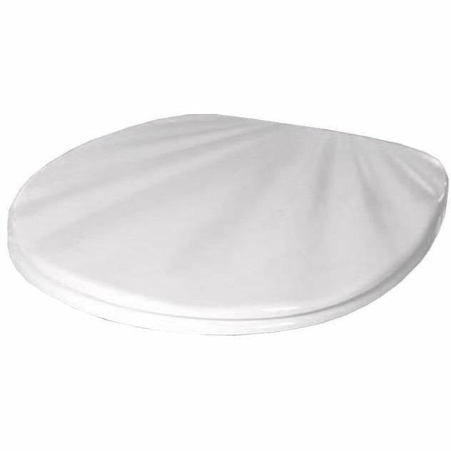 VESTIAMO CASA - Copriwater in legno bianco - 46x39cm