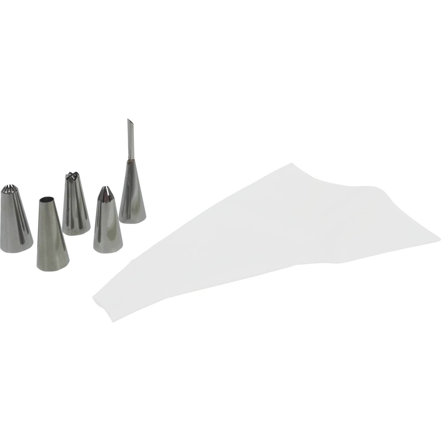 GUSTO CASA - Set Sac à poche con 5 beccucci per dolci Linea Cake Design