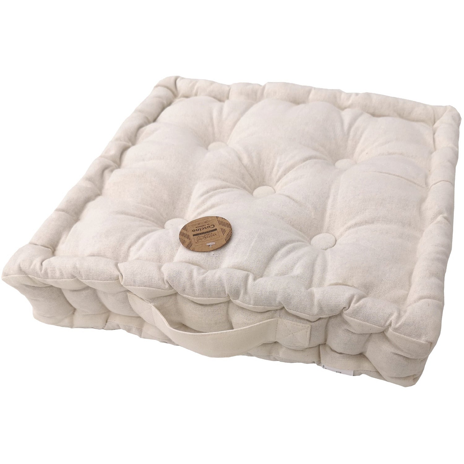 VESTIAMO CASA - Cuscino da pavimento panna - 40x40 cm spessore 8 cm – Shop  On Line Happy Casa Store