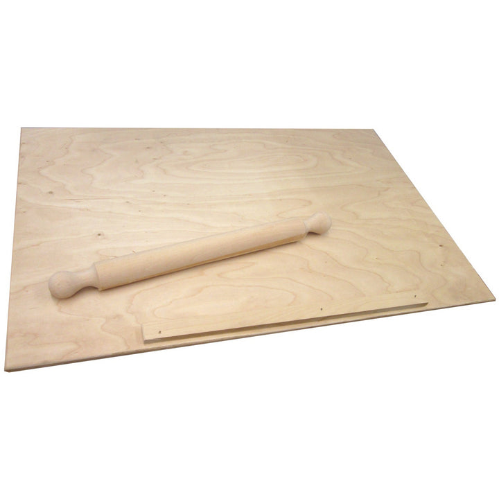 GUSTO CASA - Spianatoia in legno di abete con matterello 75x50cm