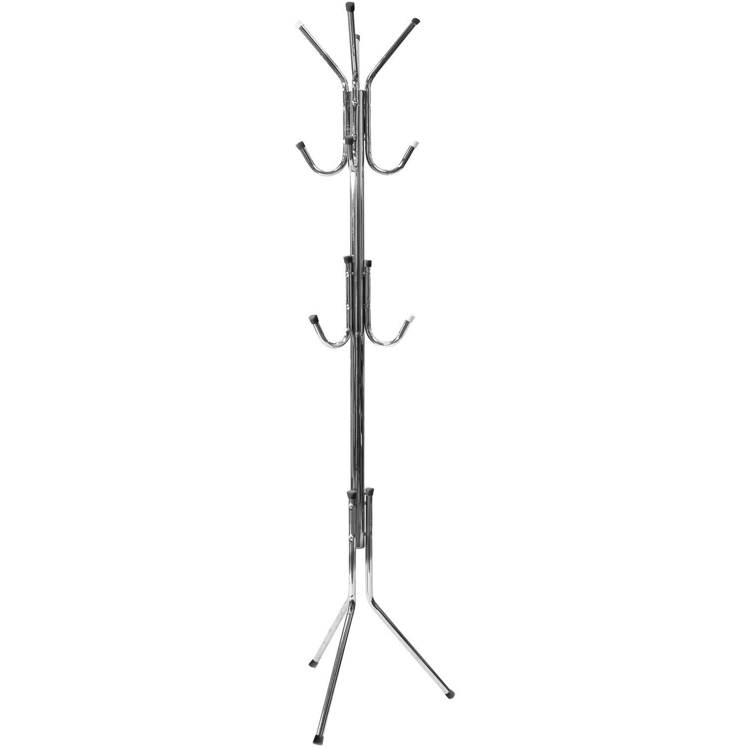 VESTIAMO CASA - Appendiabiti da terra cromato - h170x42x42 cm