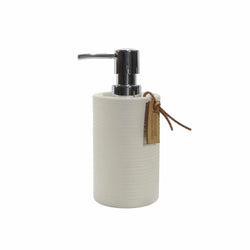 VESTIAMO CASA - Dispenser per sapone in ceramica bianco avorio - 300ml