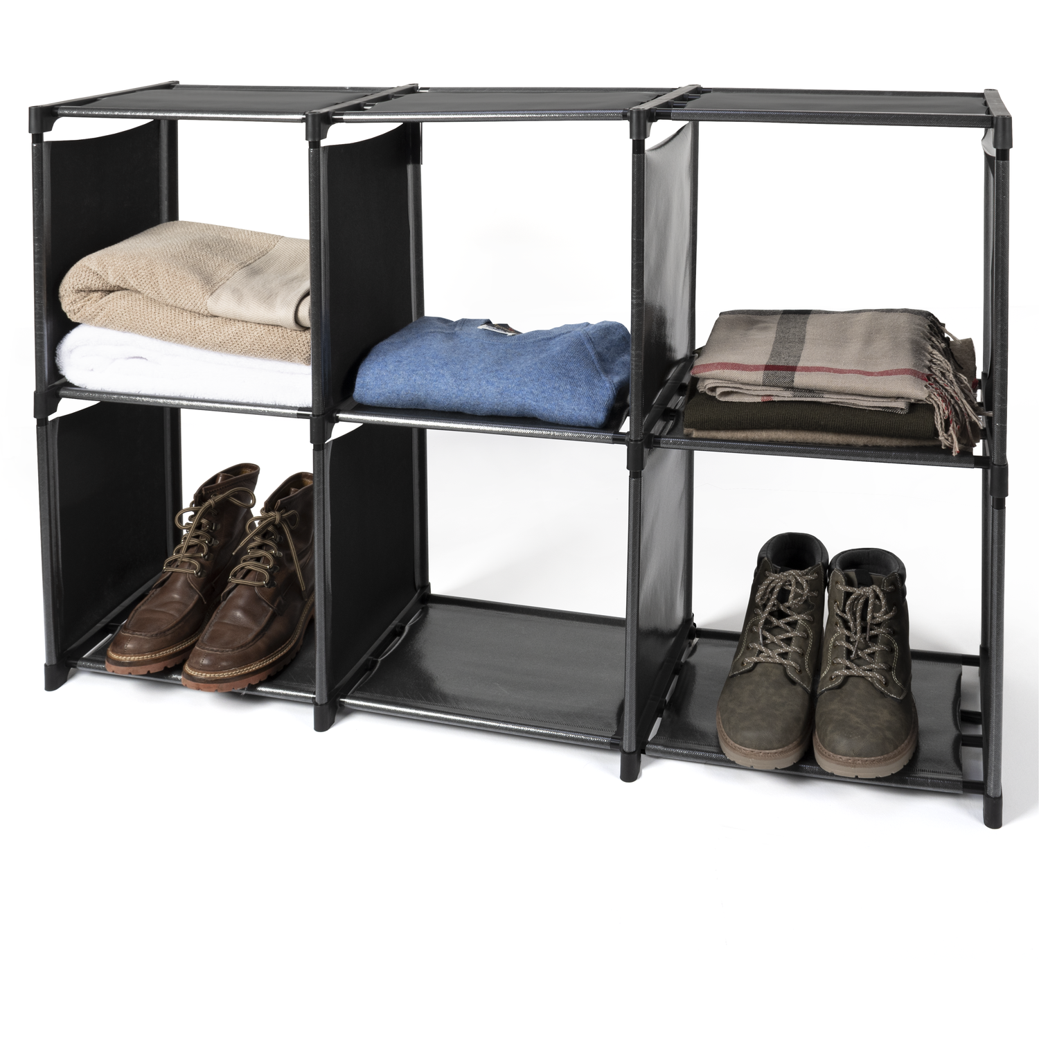 VESTIAMO CASA - Scaffale Multiuso Modulabile 6 scomparti - h108x73x29 cm