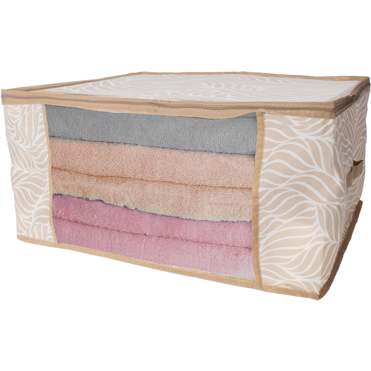 VESTIAMO CASA - Contenitore per armadio salvaspazio con cerniera - h30x60x45 cm