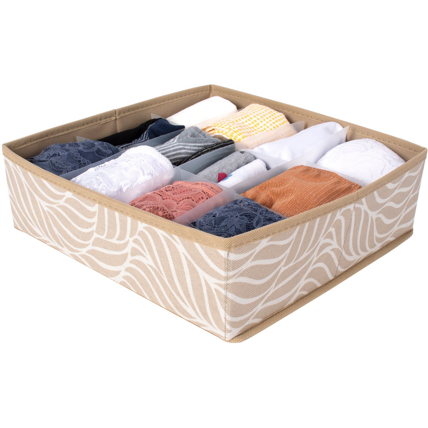 VESTIAMO CASA - Organizer portaoggetti salvaspazio - h10x30x30 cm