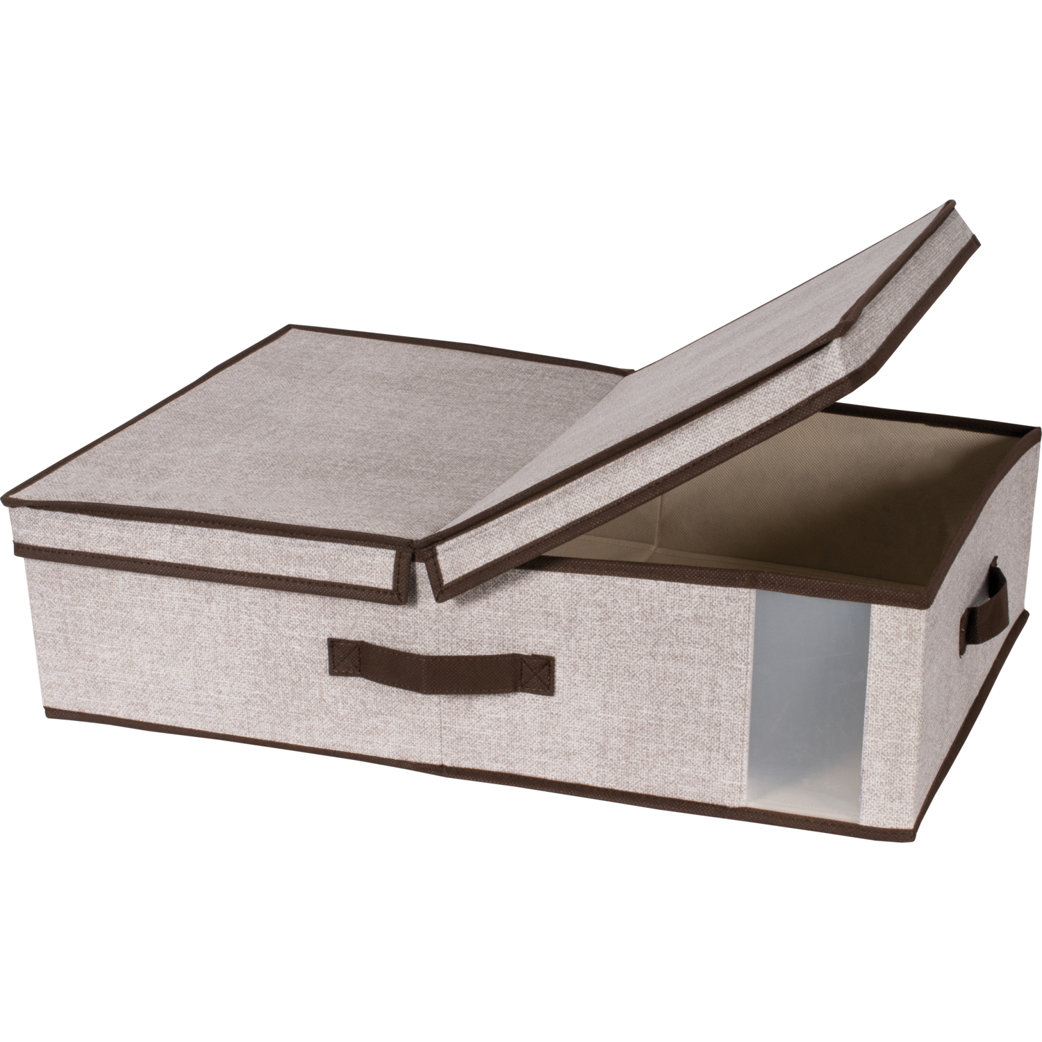 VESTIAMO CASA - Contenitore salvaspazio in Tnt ripiegabile con 2 aperture - h15x60x45 cm