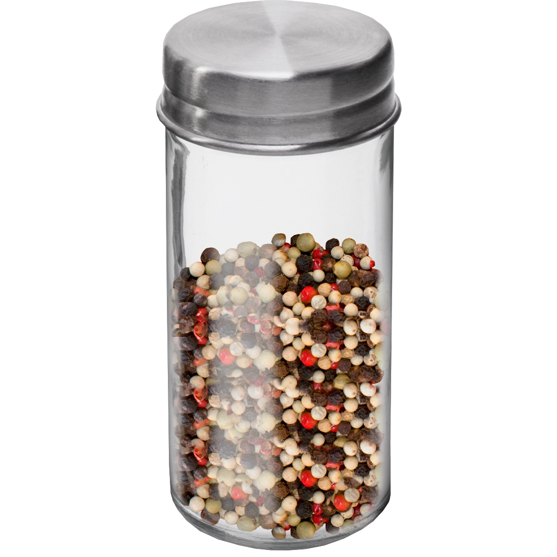 GUSTO CASA - Portaspezie Rotante Bamboo con 12 Barattoli in Vetro h23 cm