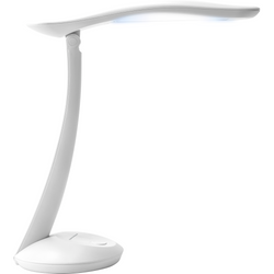 DICTROLUX - Lampada da scrivania bianca 20 led - h32 cm
