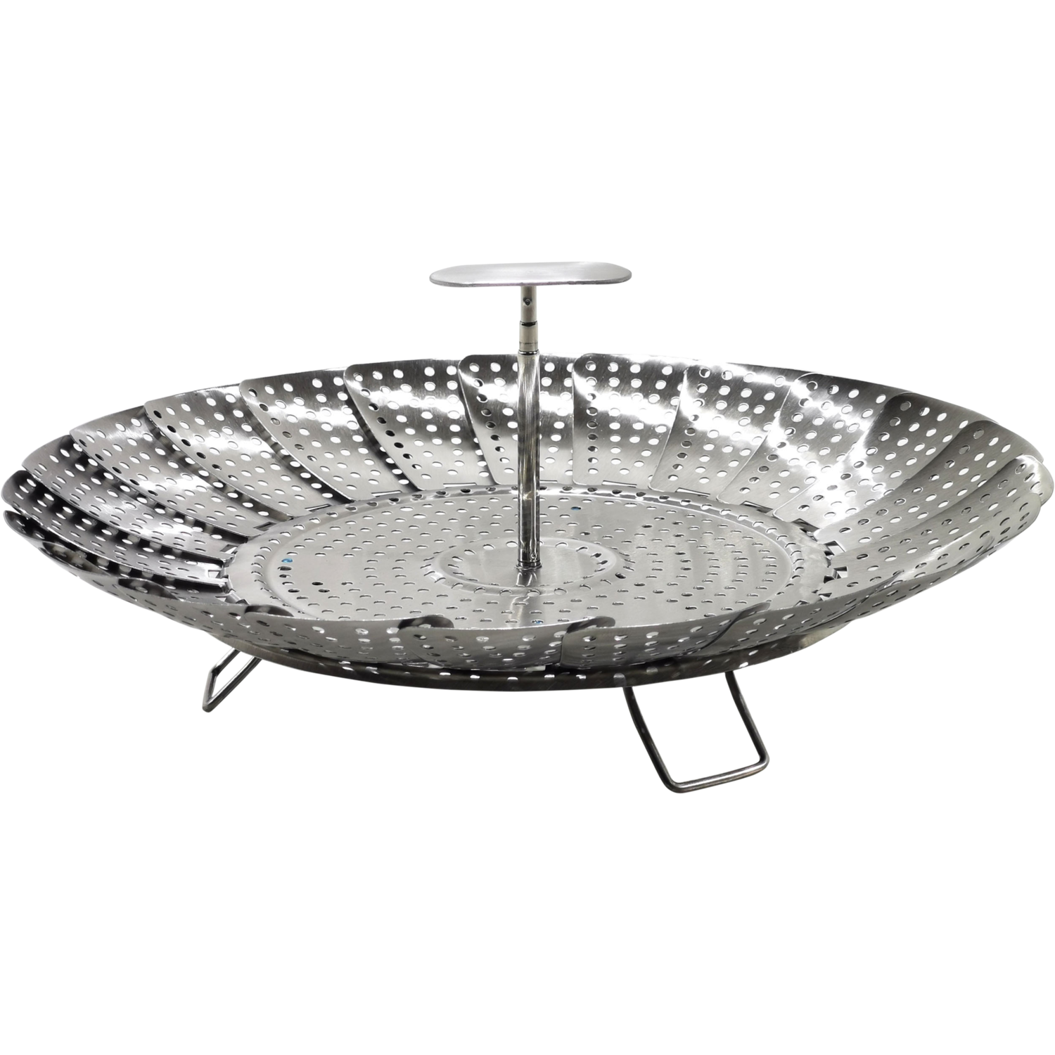 GUSTO CASA - Cestello per cottura a vapore in acciaio inox - diametro max 27,5 cm