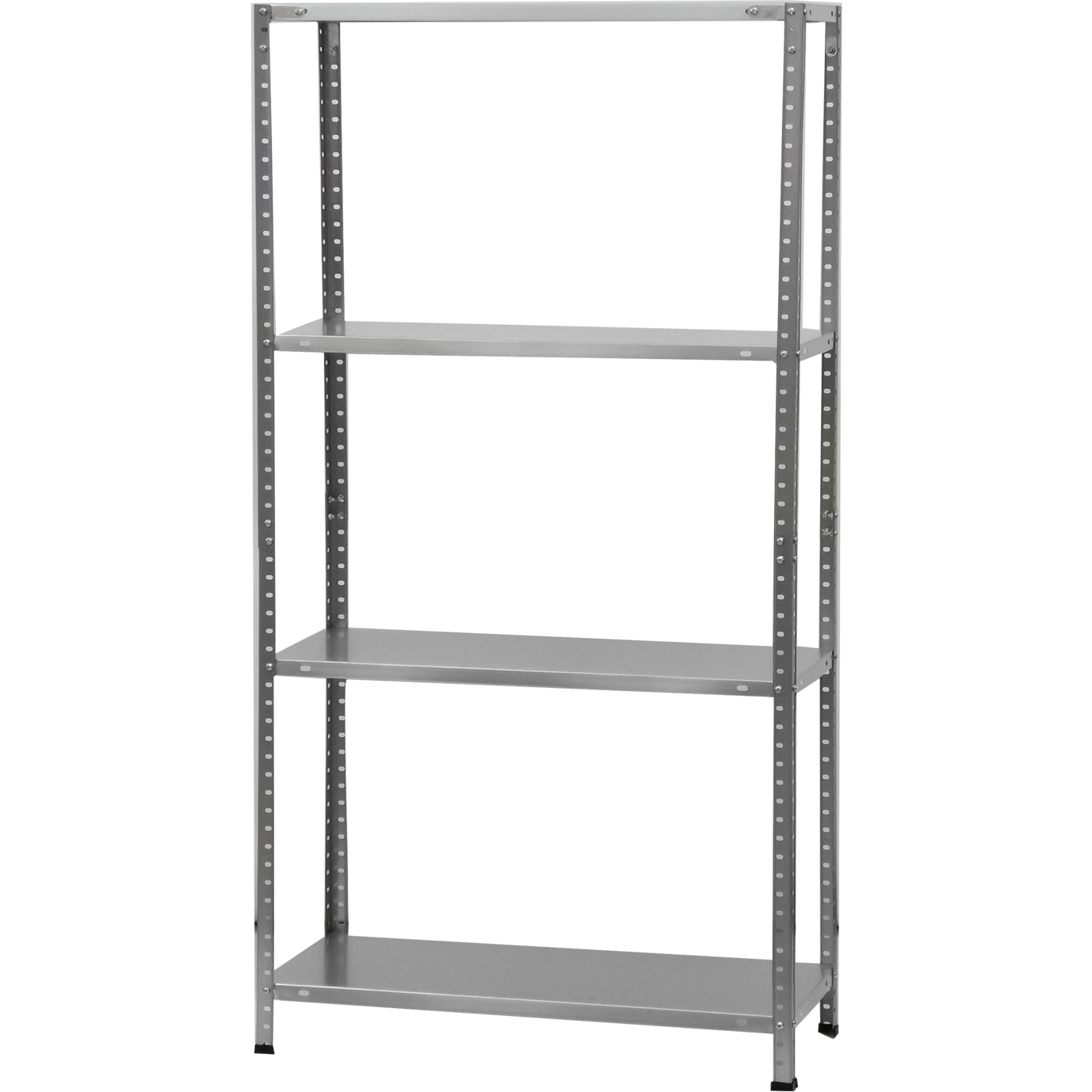 VESTIAMO CASA - Scaffale in metallo zincato 4 ripiani - h145x75x30 cm