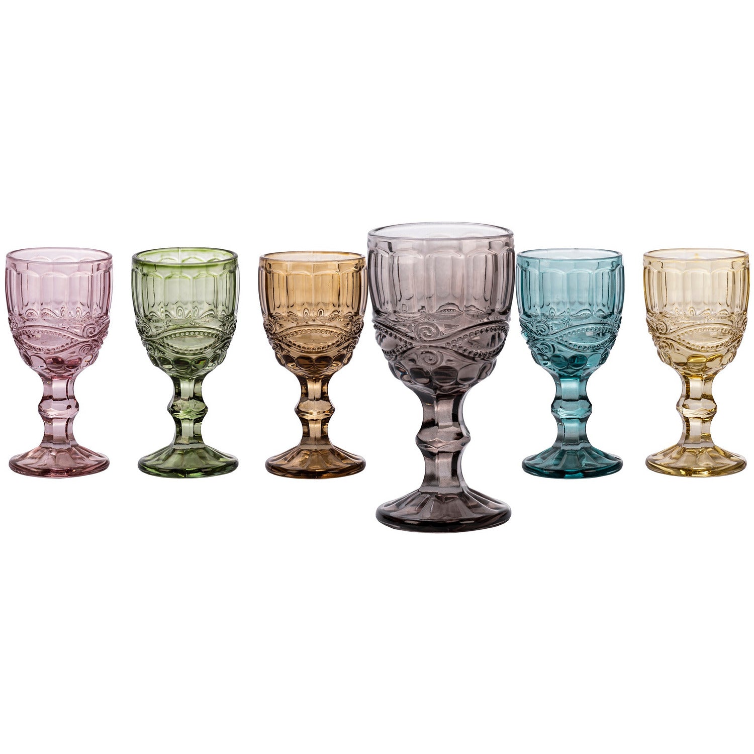 GUSTO CASA - Calici Liquore in vetro Distinct - set 6 pezzi