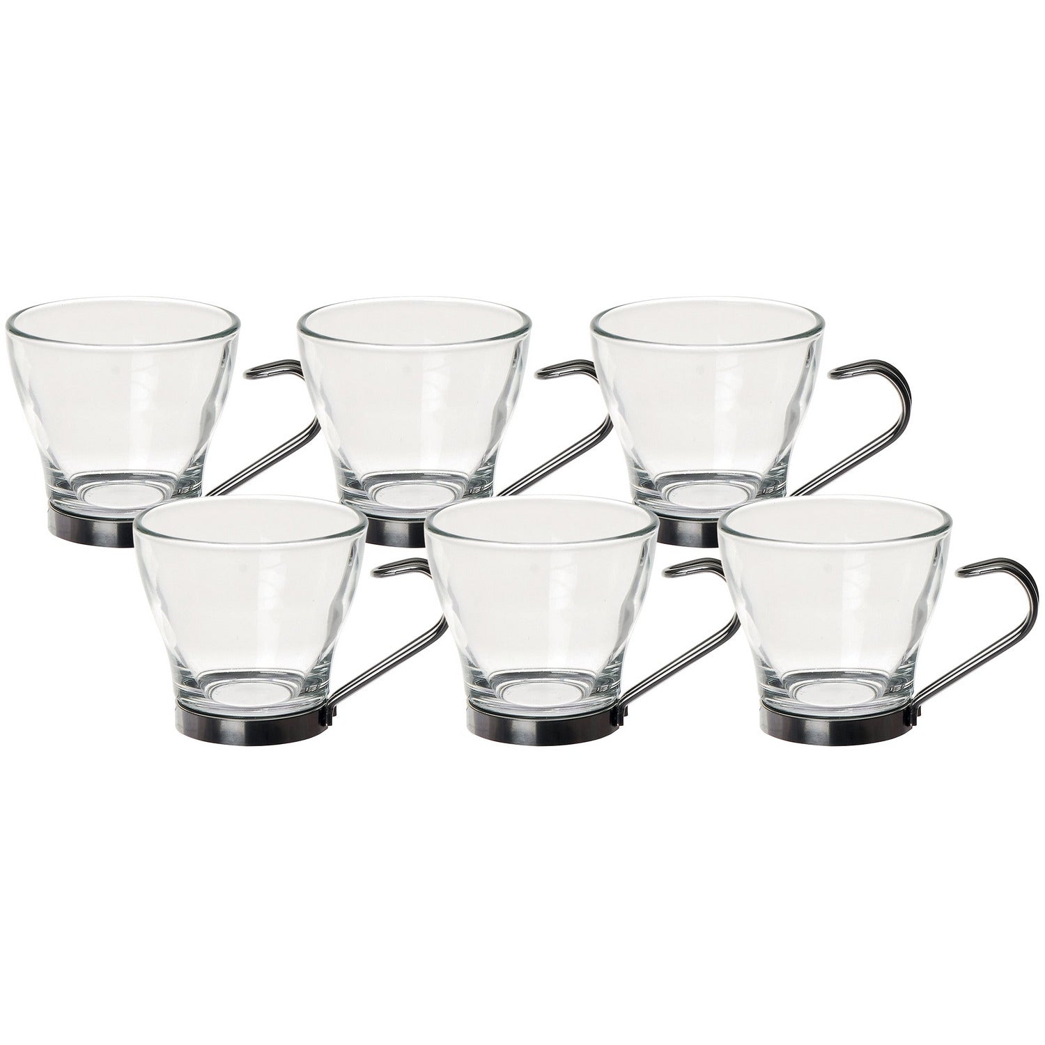 GUSTO CASA - Tazzine da caffè in vetro 6 pezzi