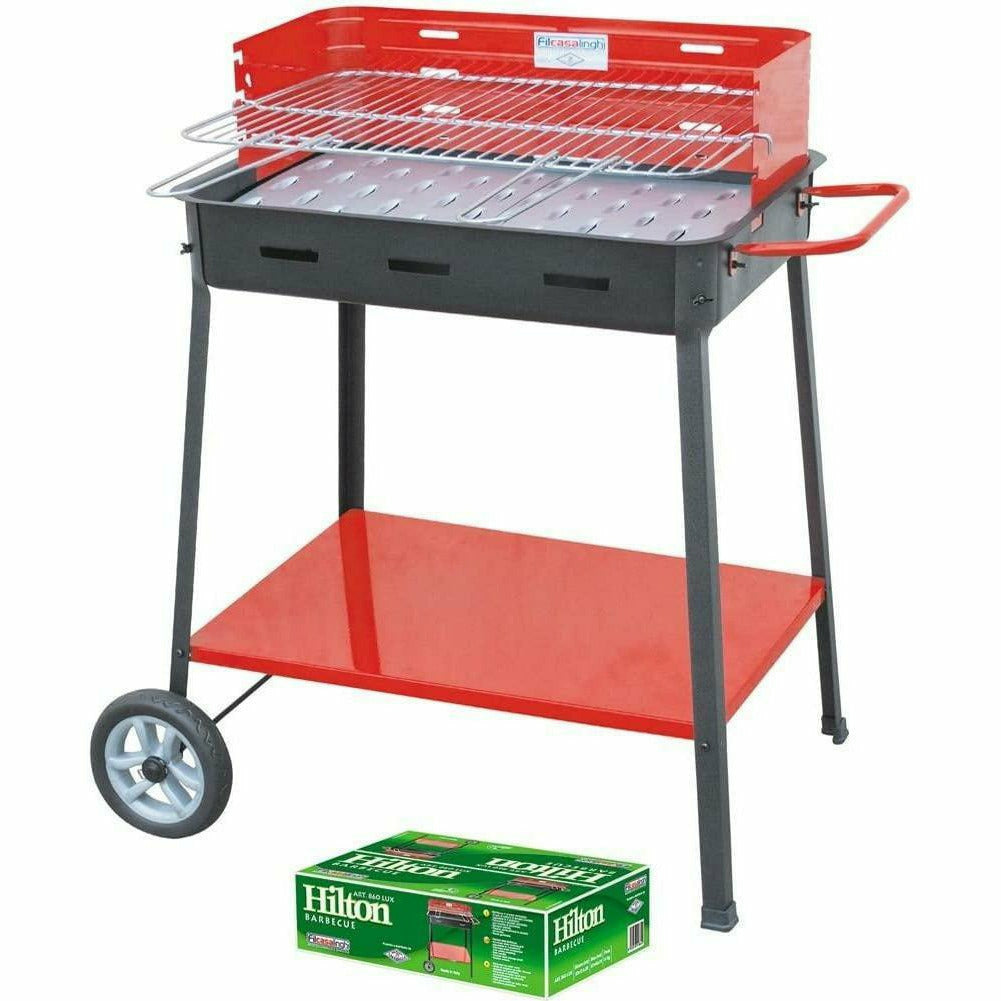 FILCASALINGHI - Barbecue Hilton con ruote - h88x63x43 cm
