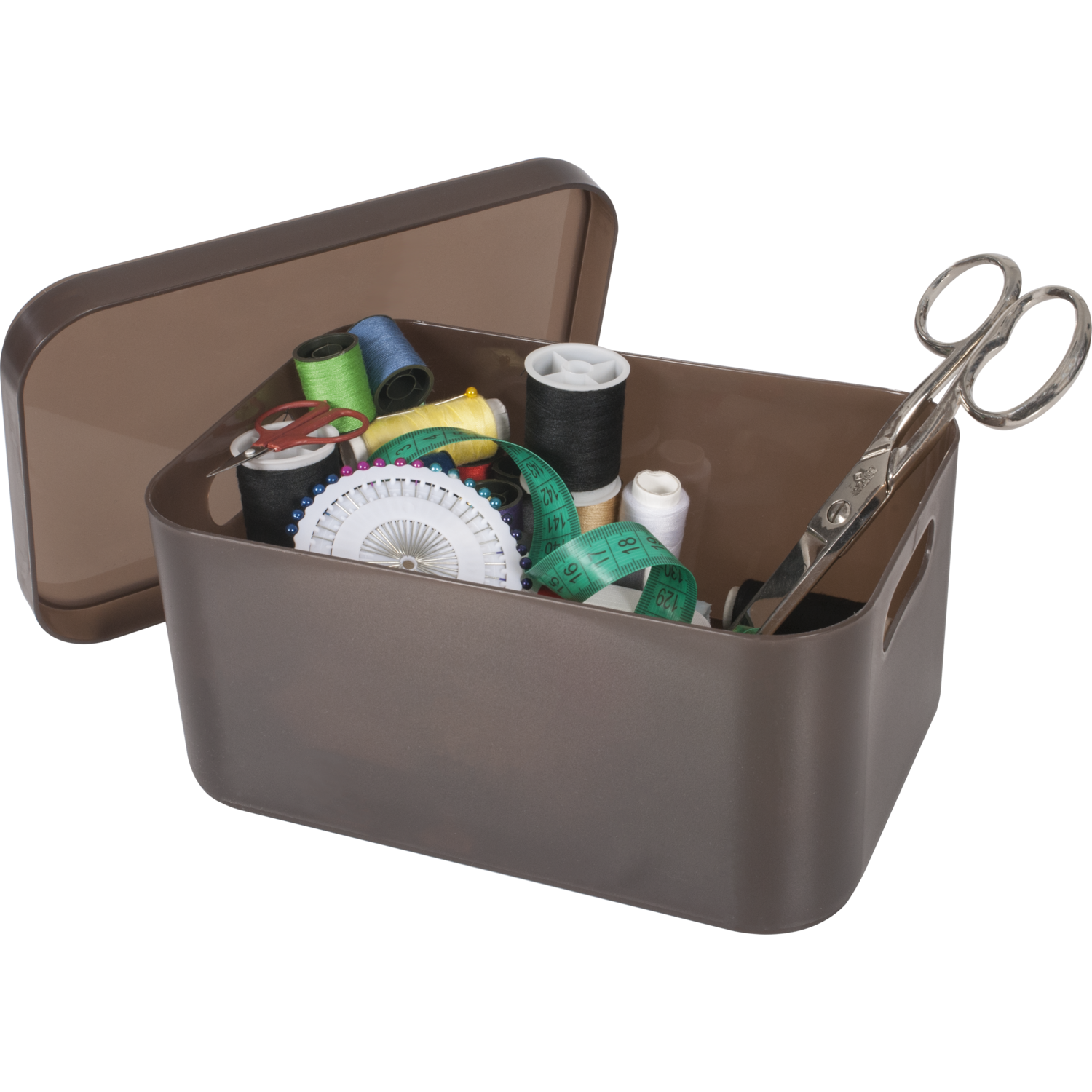 VESTIAMO CASA - Scatola portaoggetti in polipropilene impilabile - h12x22,5x15,5 cm