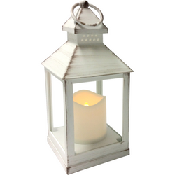 VESTIAMO CASA - Lanterna con candela Led - h24x10,5x10,5cm