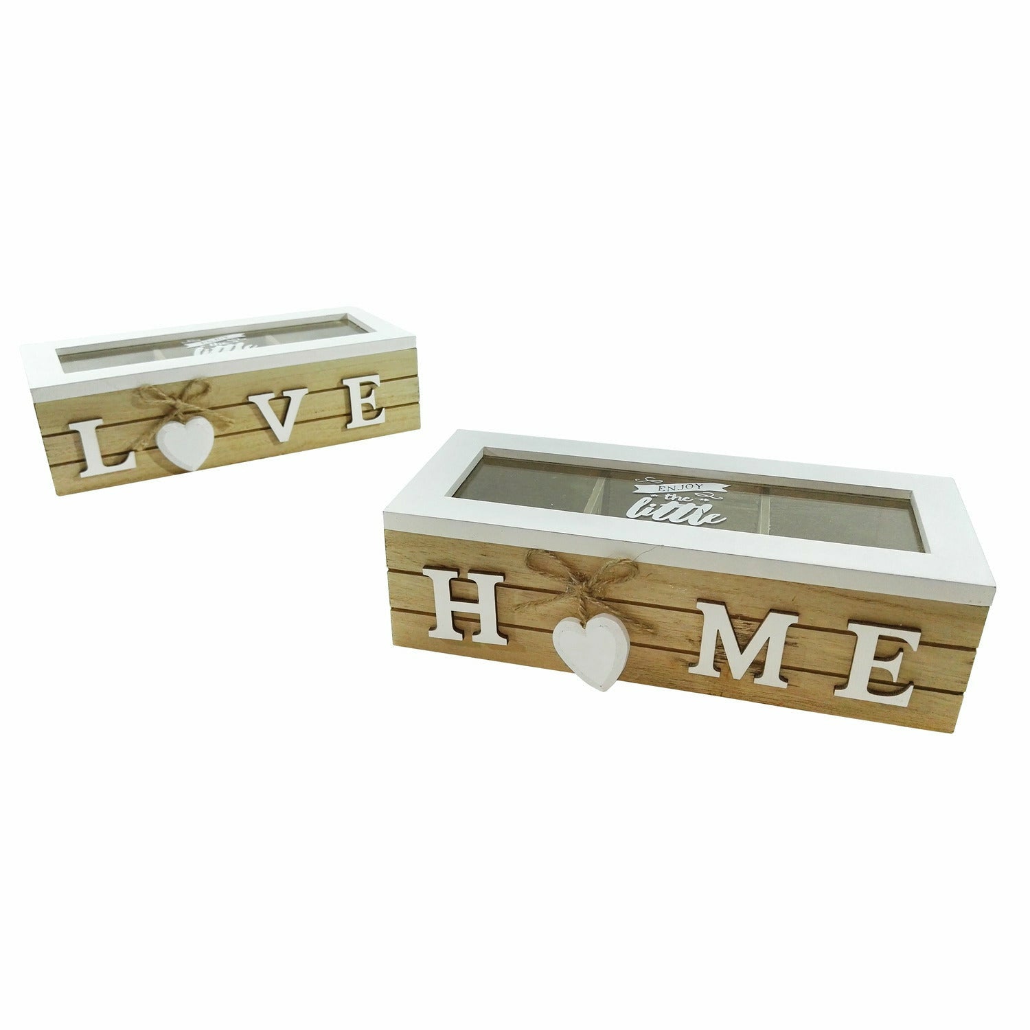 GUSTO CASA - Porta tisane in Mdf 3 scomparti - h7x24x10 cm