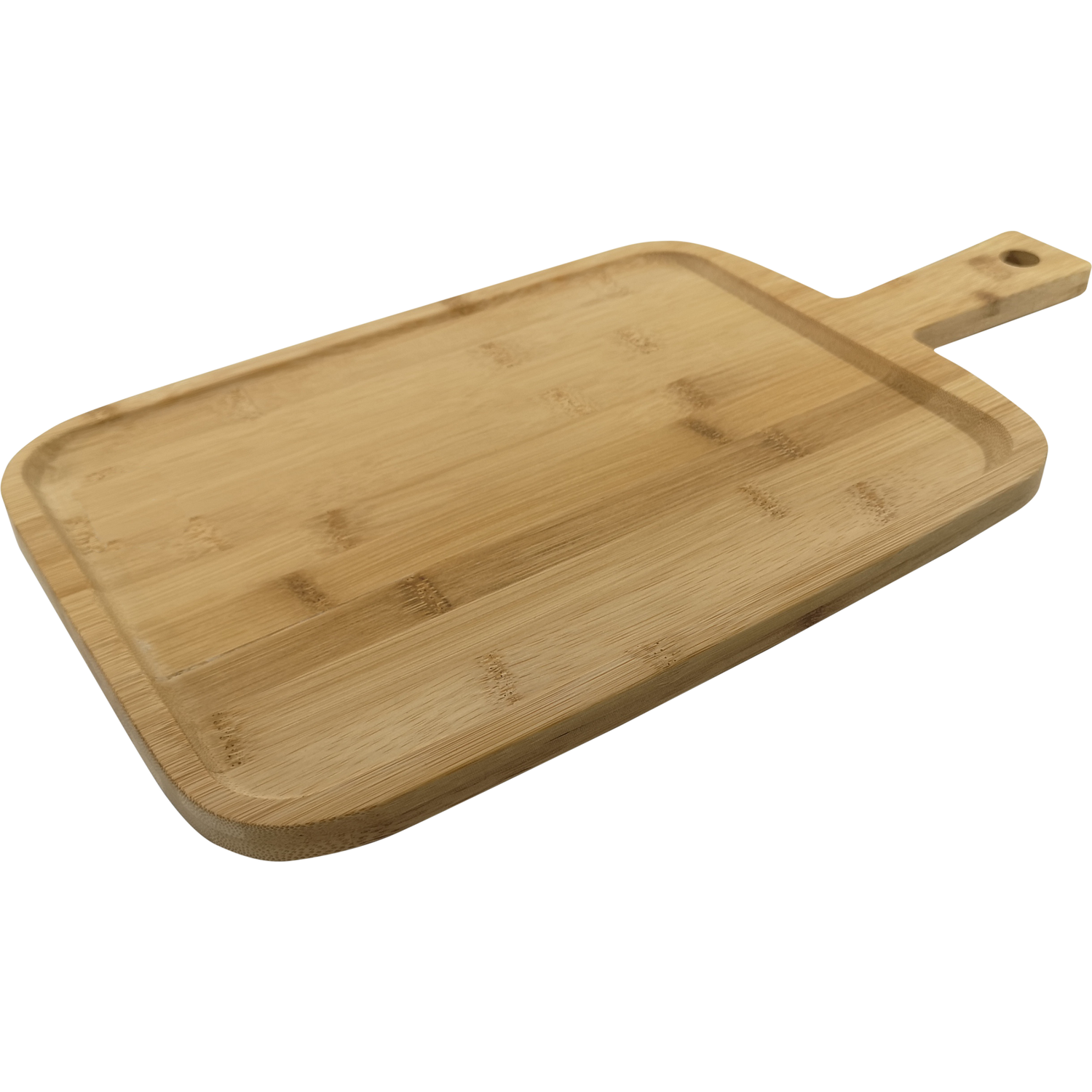 GUSTO CASA - Tagliere Rettangolare con manico in bamboo 24x46 cm