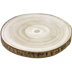 VESTIAMO CASA - Centrotavola in legno di paulownia - diametro 27 cm x spessore 2,5 cm