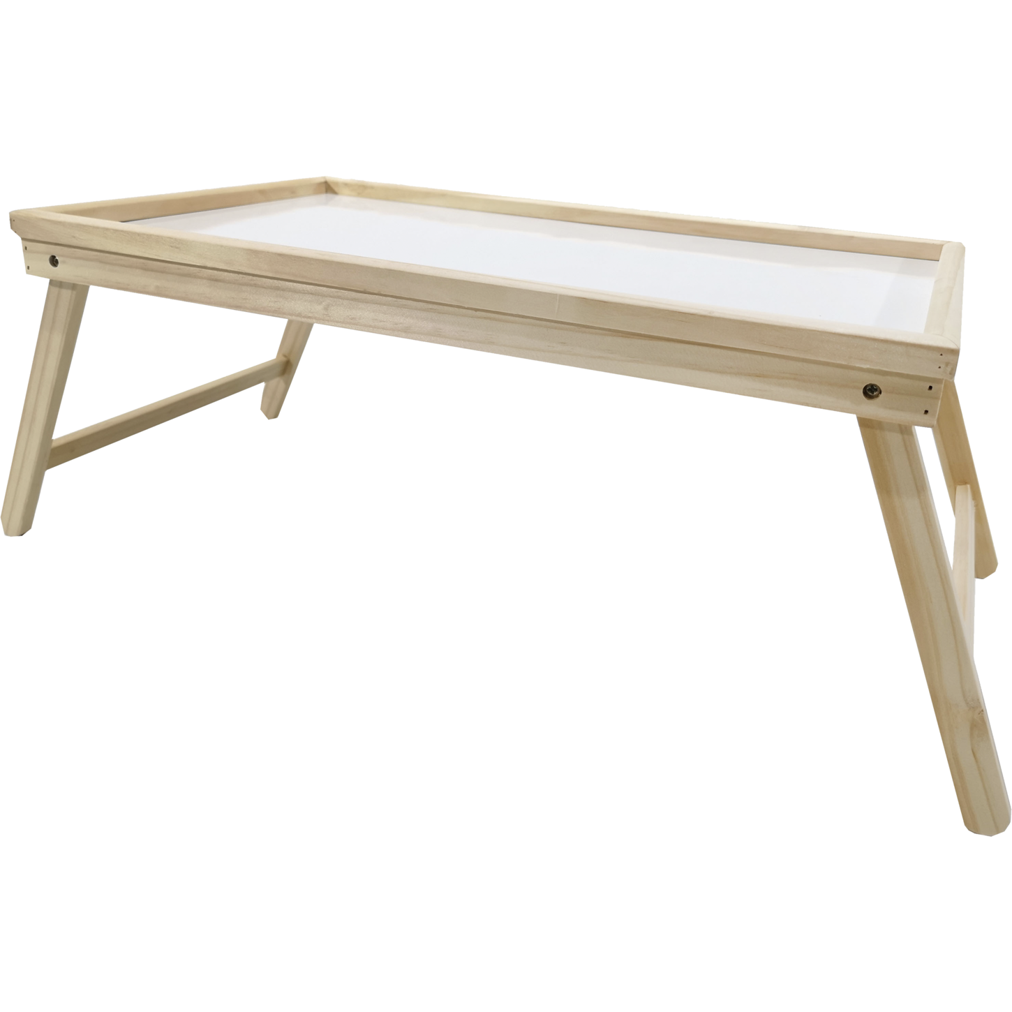 GUSTO CASA - Vassoio in legno con gambe pieghevoli - 50x30cm