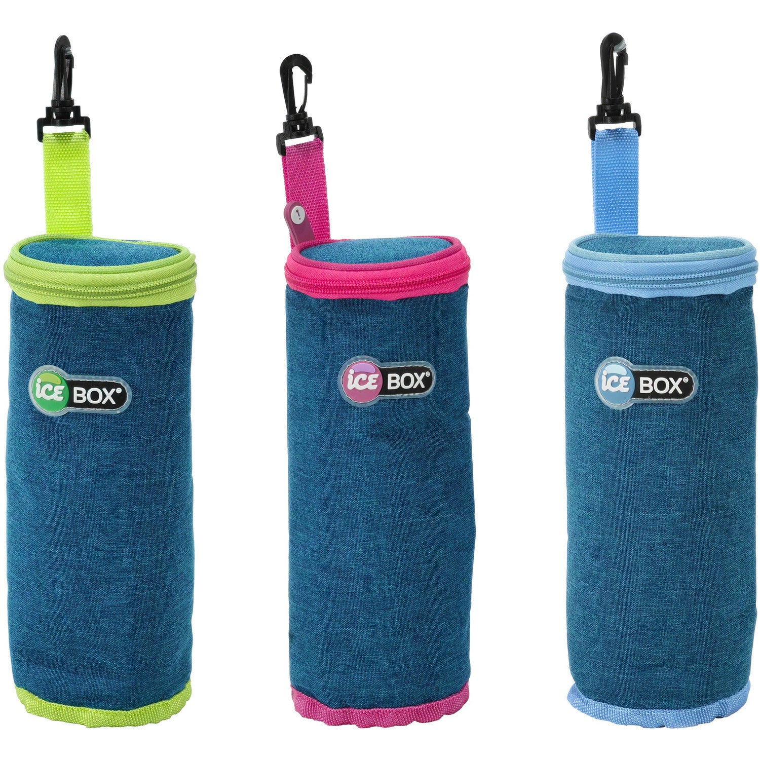 ICE BOX - Portabottiglie effetto Jeans 500ml - h22 cm x diametro 8 cm